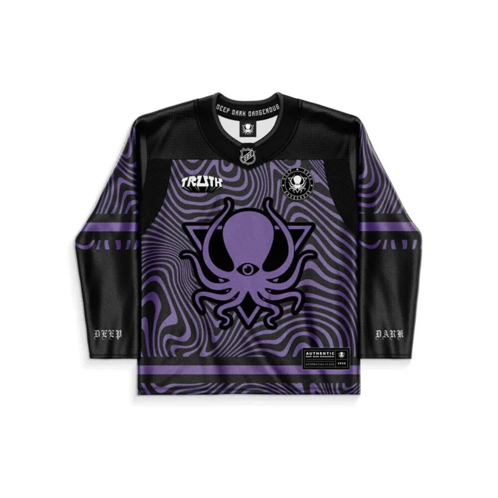 PURPLE TRIPWAVE PRO CUT HOCKEY JERSEY XL